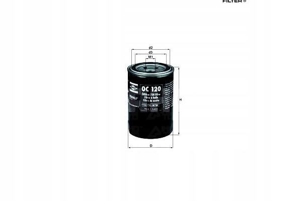 фото №1, Фильтр масла daihatsu rocky nissan armada cabstar p