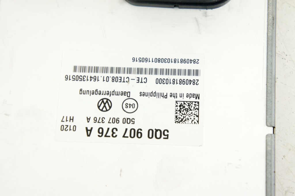 фото №5, Sn056 seat leon cupra iii 2.0i модуль блок управления подвеска 5q0907376a