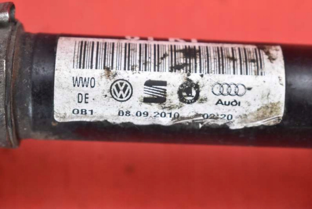 фото №8, Приводной вал левая перед механическая коробка передач 6r0407761k audi a1 8x 1.2 tfsi 86 km 10-14