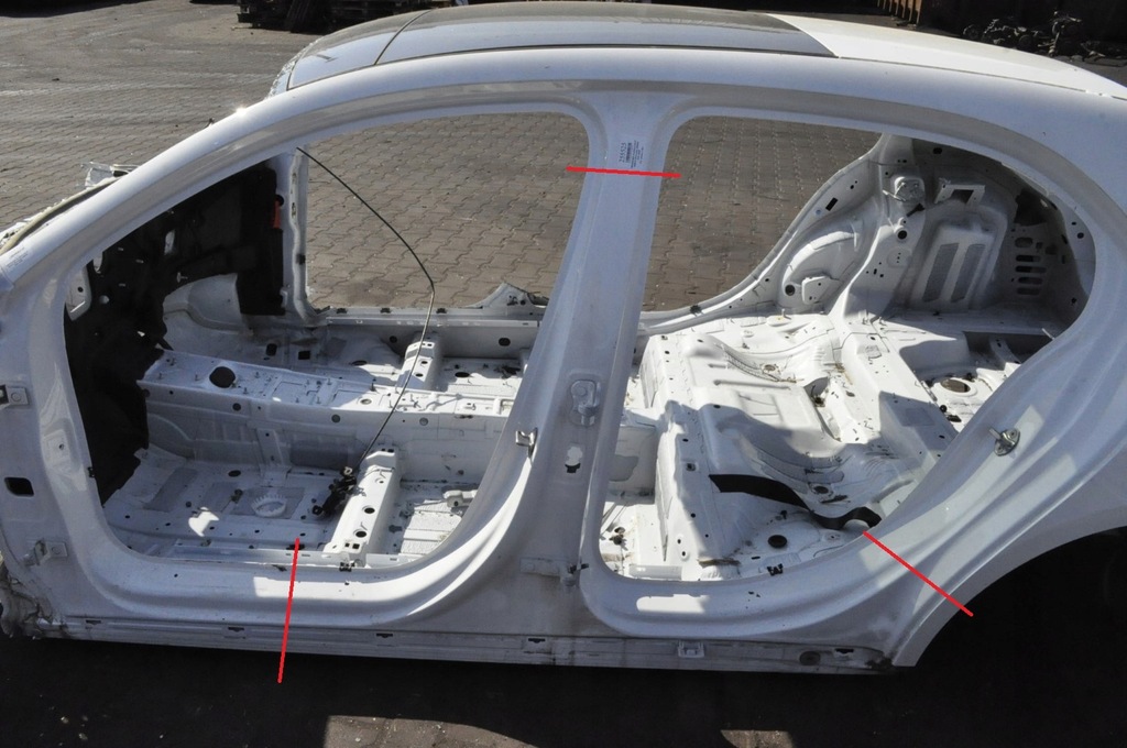 фото №1, Mercedes klasa a w177 блок двигуна поріг лівий