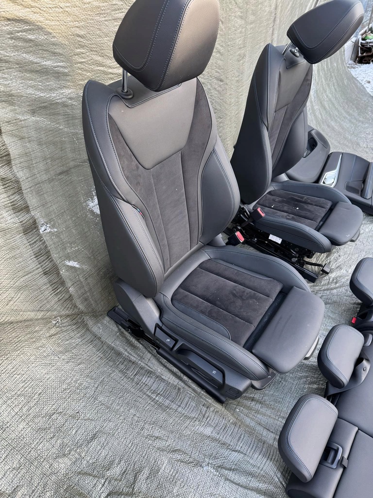 фото №6, Сидіння оббивка bmw i4 4 g26 sporty alcantara механічна коробка передач m-pakiet