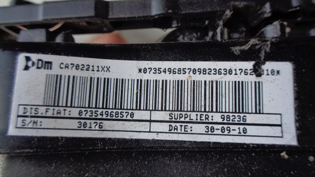 фото №10, Fiat doblo ii '10 приборная панель консоль подушки безопасности подушка безопасности