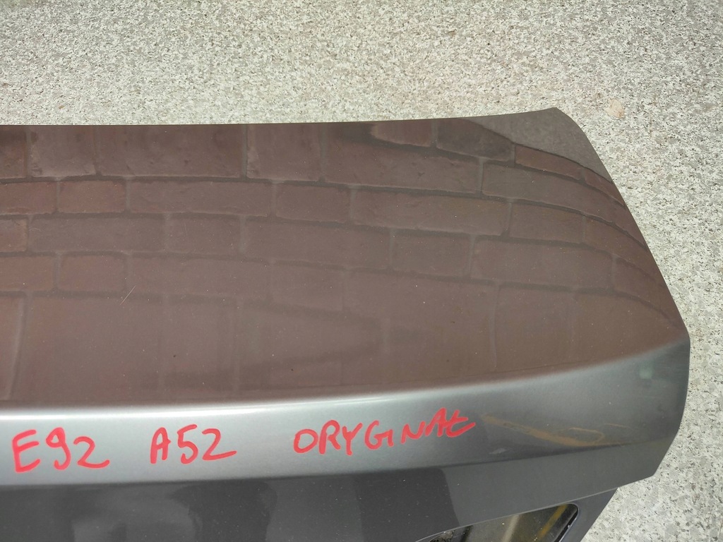 фото №7, Крышка багажника задняя крышка задняя багажника bmw 3 e92 coupe a52 spacegrau