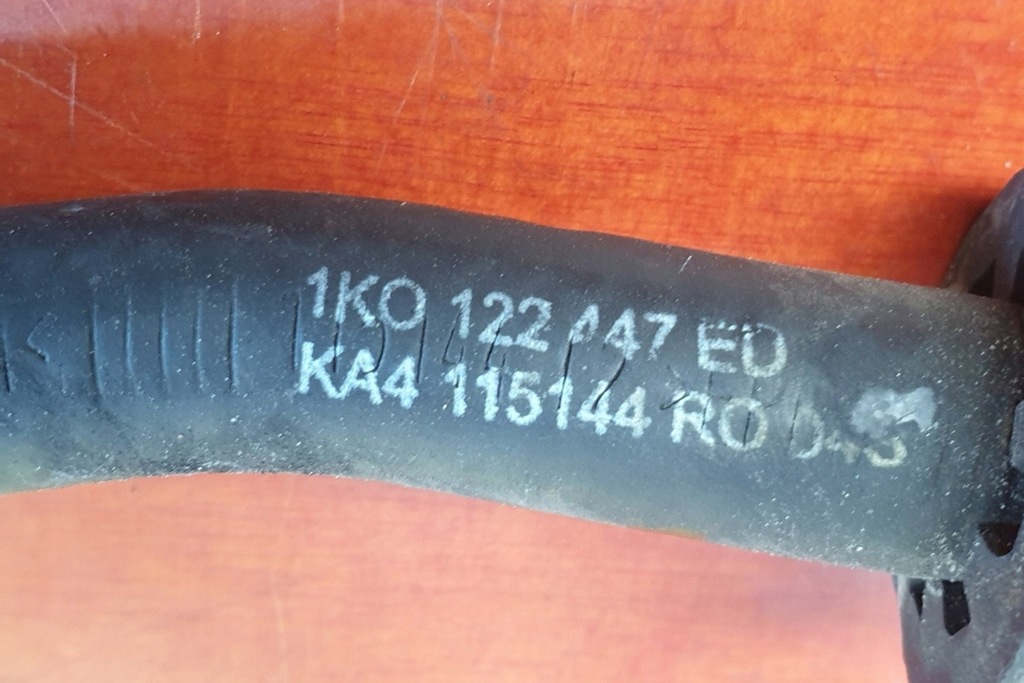 фото №10, Труба охлаждение vw caddy iii фургон 2ka, 2kh, 2ca, 2ch 1k0122447eo 1.9l