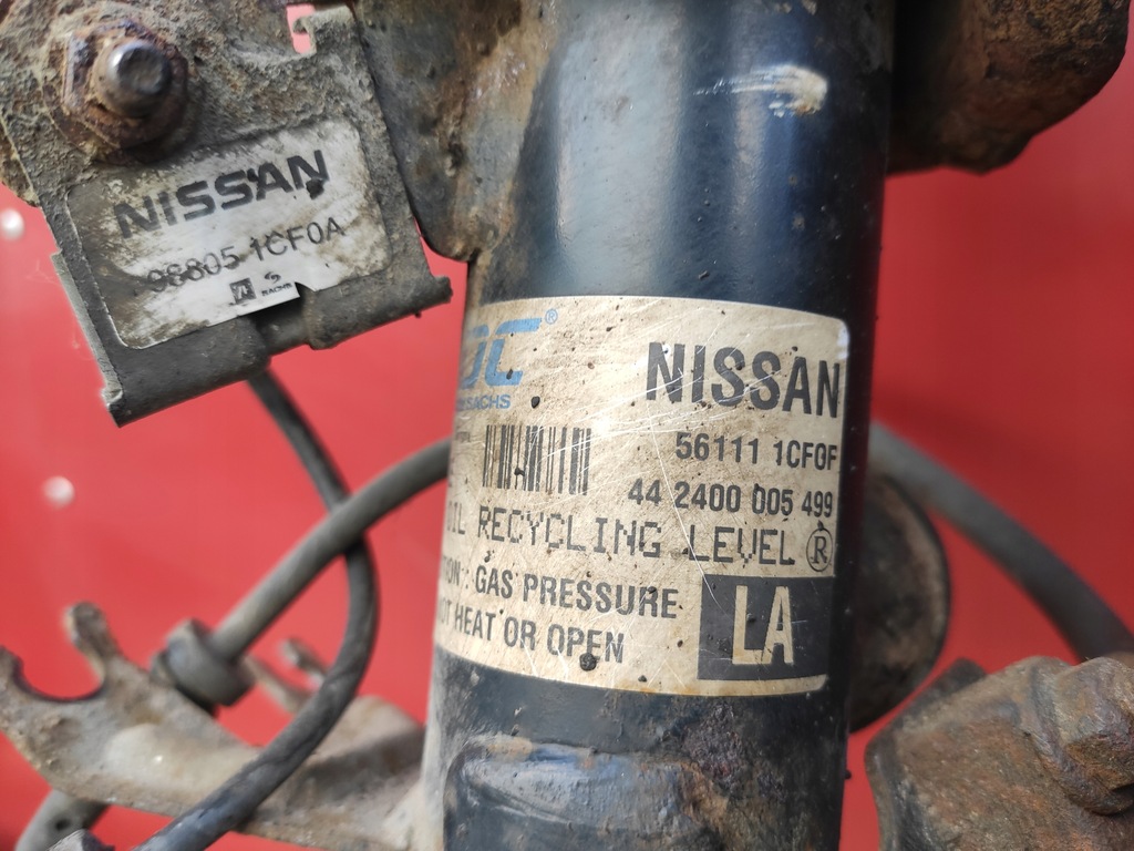 фото №12, Infiniti fx30d 3.0d fx35 qx70 амортизатор лівий правий перед датчик рівня