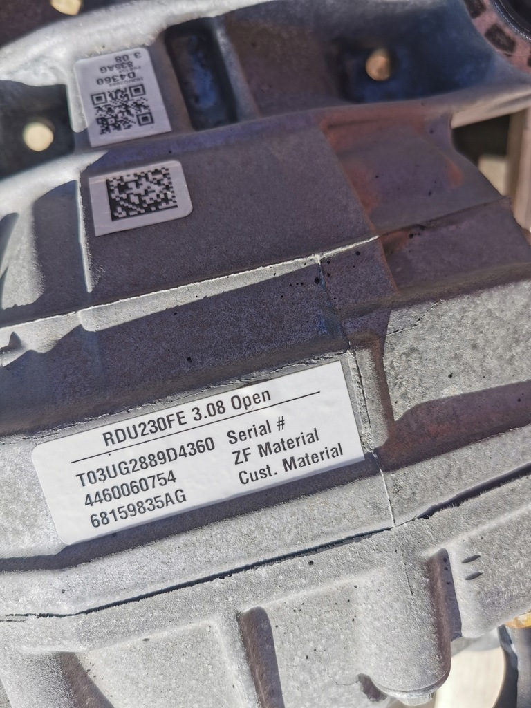 фото №5, Dodge challenger 15- lift rwd дифференциал мост задний 5.7 передаточное число 3.08