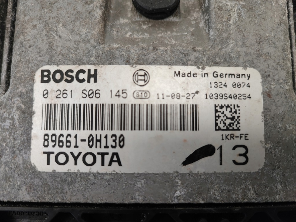 фото №5, Бортовой компьютер двигателя toyota aygo i 89661-0h130