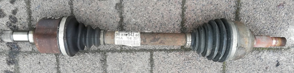 фото №1, Citroen ds5 13r 2.0 hdi привідний вал ліва 9687854380 механічна коробка передач