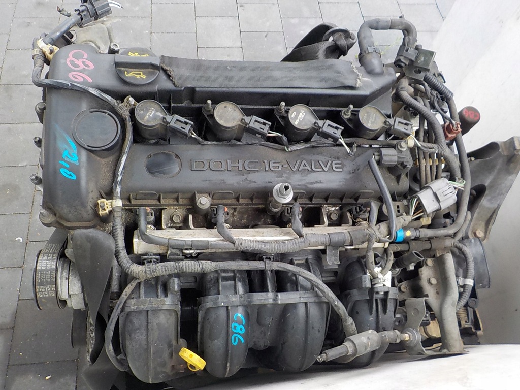 фото №12, Mazda 5 3 bk 06r 2.0 16v 150km двигун lf kompletny