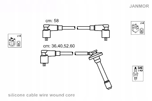 фото №2, Дроти запалювання kpl. toyota janmor