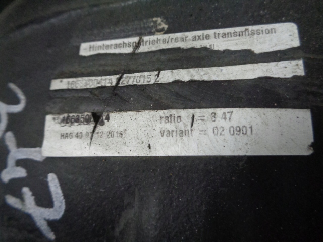 фото №6, Mercedes ml w166 amg міст диференціал задня 3.47