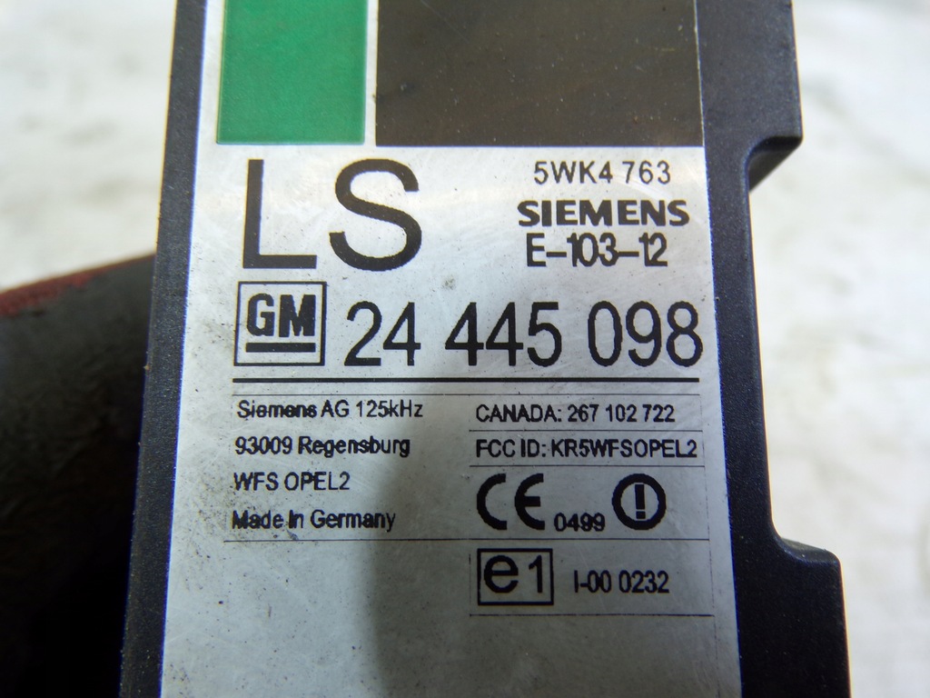 фото №5, Набір стартовий opel zafira a 1.8 55351752