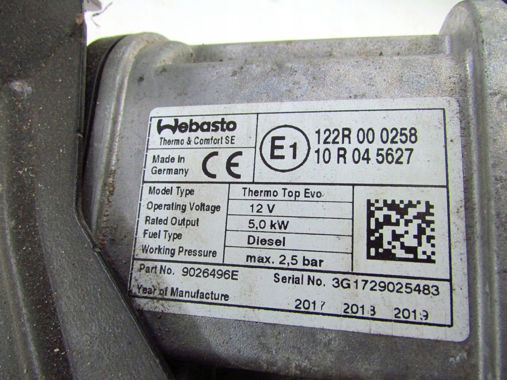 фото №8, Volvo v90 s90 обігрівач postoje webasto 31469689