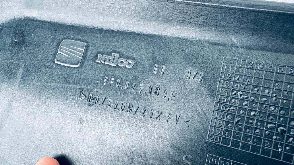 фото №8, Решётка радиатора защита бампера заднего seat leon iii 3 5f0825189e