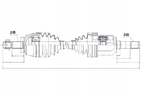 фото №11, Привідний вал привідна alfa romeo 156 1.9jtd 01- lancia lybra 1.9jtd 01- ліва