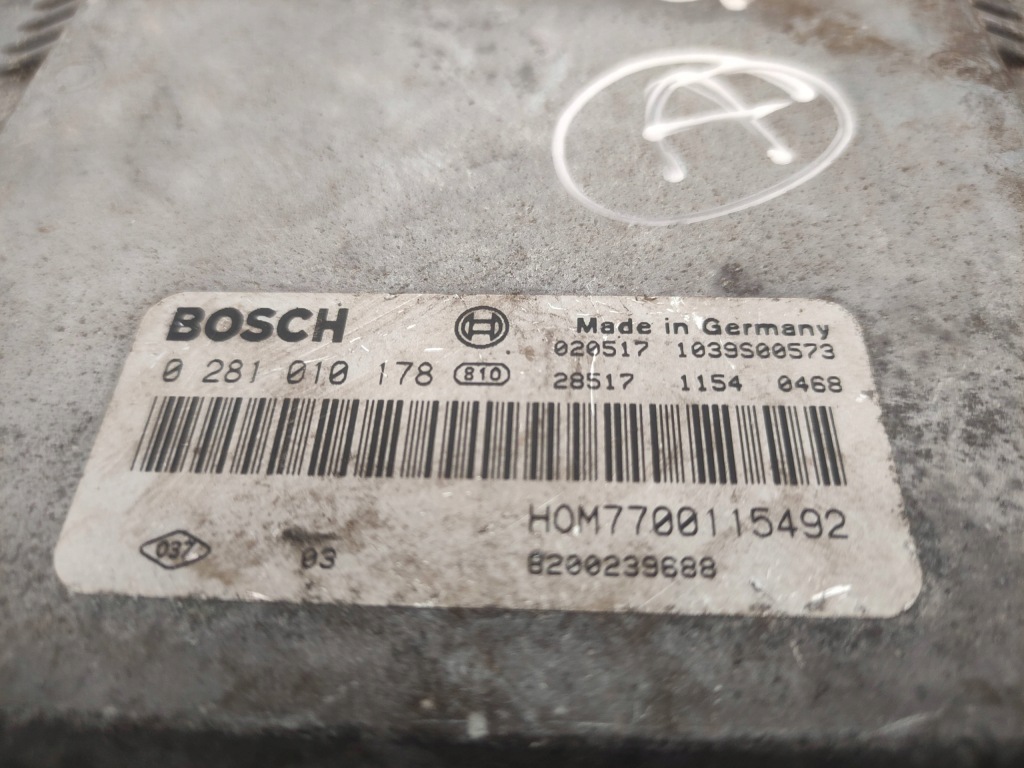 фото №3, Бортовий комп'ютер блок керування двигуна renault espace 2.2 dci