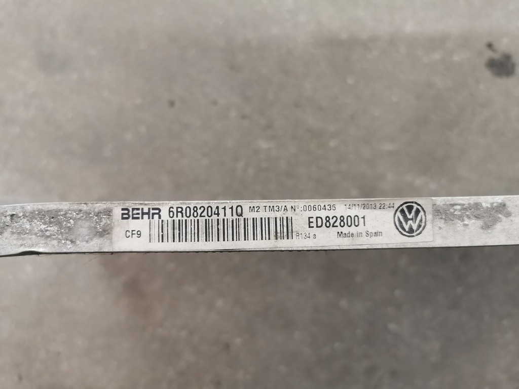 фото №7, Радиатор кондиционера vw polo 6r0
