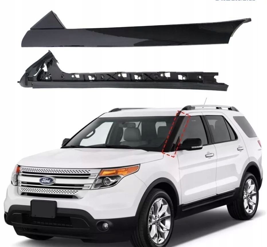 фото №1, Молдинг права внутрішня i зовнішня ford explorer 2011-2019 праве набір