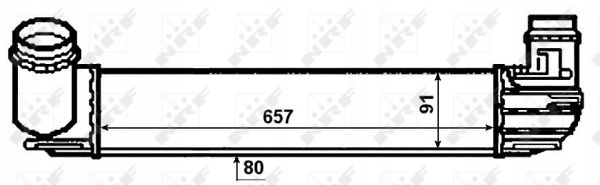 фото №16, Nrf 30481 радиатор воздуха наддувочный