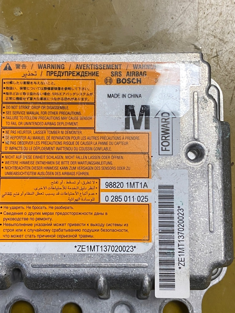 фото №6, Датчик модуль подушка безопасности подушек infiniti q70 m35 m37