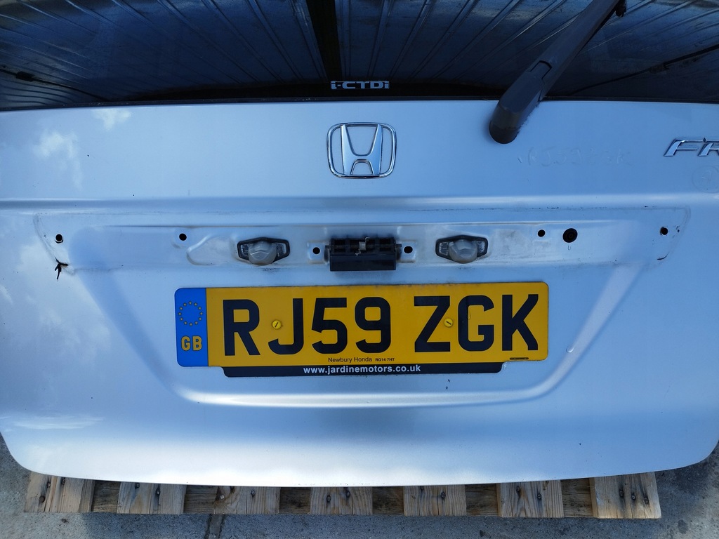 фото №12, Кришка багажника скло задня honda fr-v frv lata 2005-2009 колір nh700m оригінал