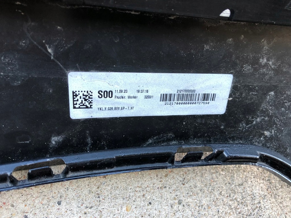 фото №8, Бампер перед передний bmw 4 g26 gran coupe 2021- обычный basic полный