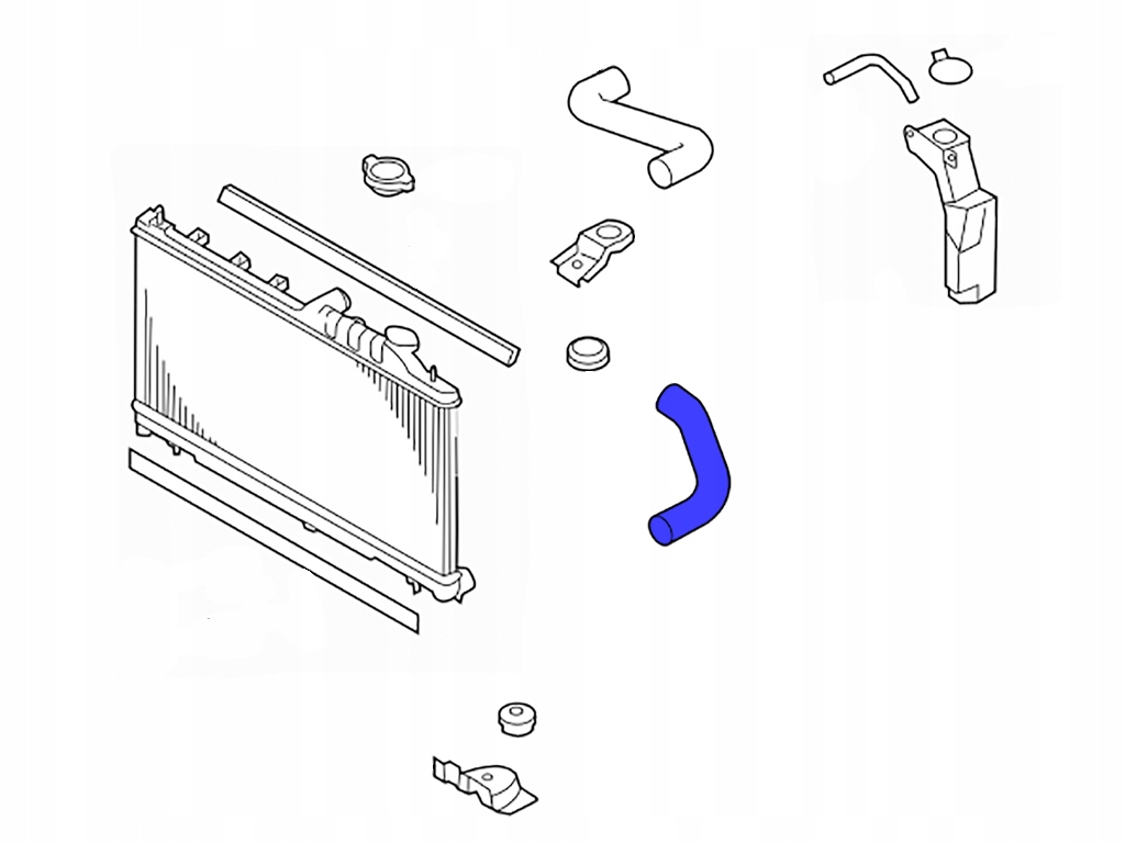 фото №11, Шланг радиатора нижний subaru wrx va 2015-2019 levorg forester xt sj 2014