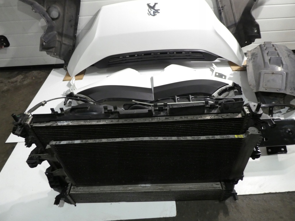 фото №10, Peugeot boxer 2.0 euro 6 перед белый капот комплект