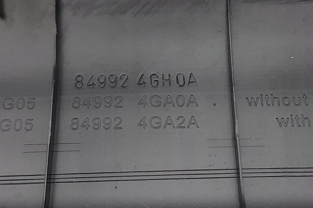 фото №11, Защита замка крышки infiniti q50 849924gh0a 2.1l дизель 125kw 2017