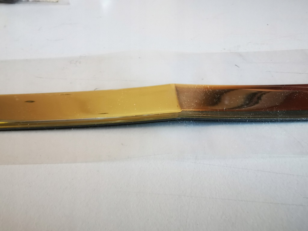 фото №10, Повреждённая хромированная молдинг pok багажника mitsubishi outlander оригинальный номер mz314700