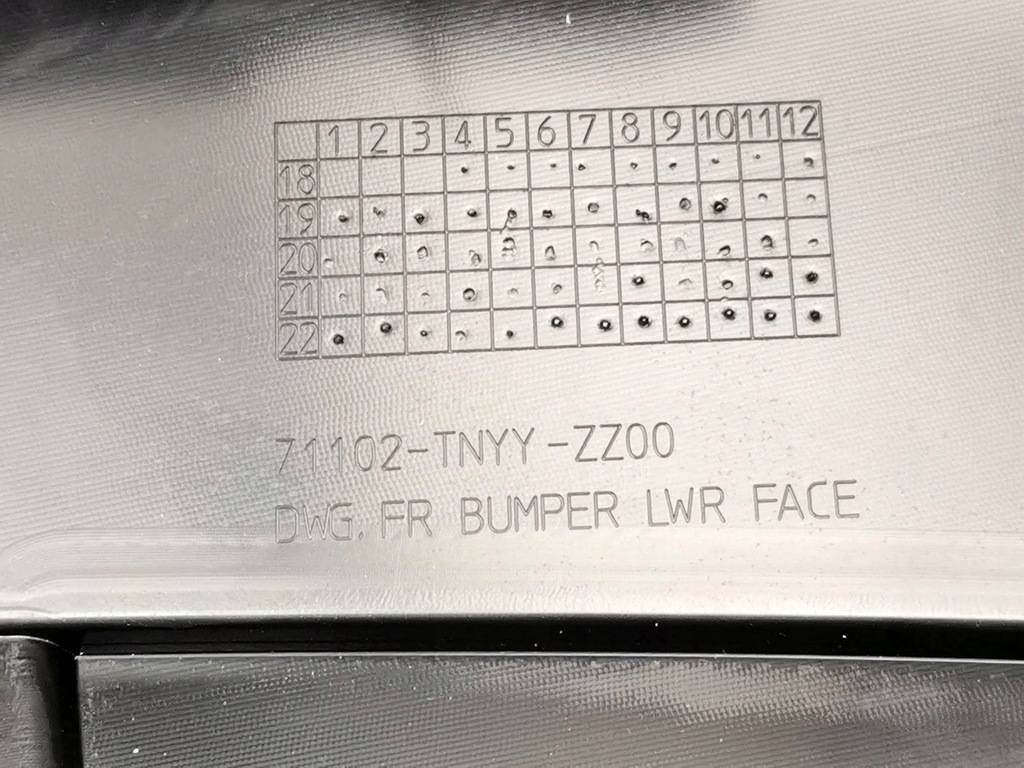 фото №9, Спойлер спойлер накладка бампера honda cr-v v gen. 71102-tny-g00 новий org