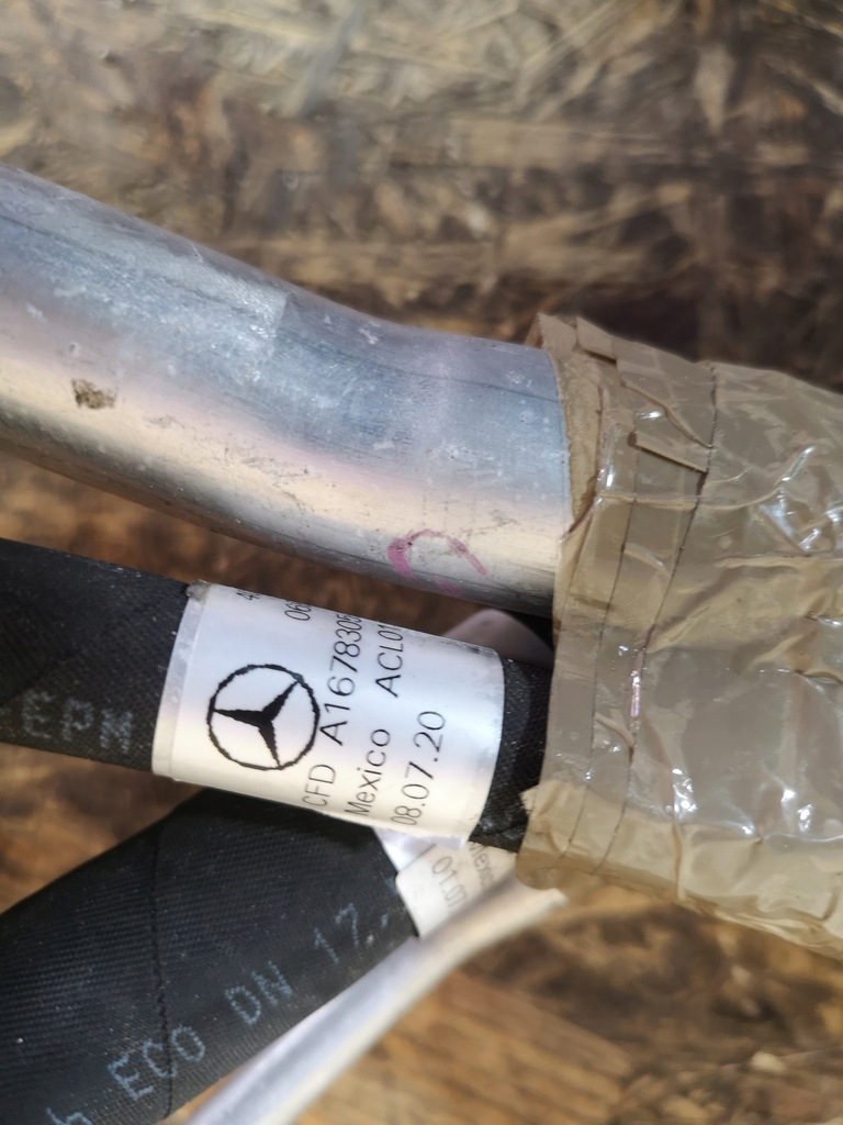 фото №3, Mercedes w167 2.0 cdi трубки кондиционера