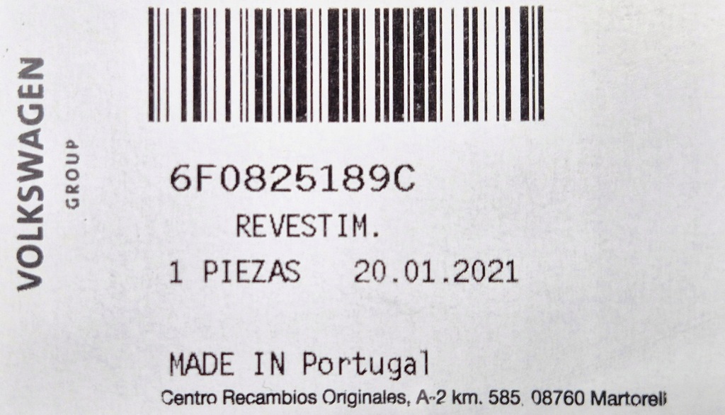 фото №7, Seat arona ibiza плита захист підлога підвіска оригінальний номер 6f0825189c