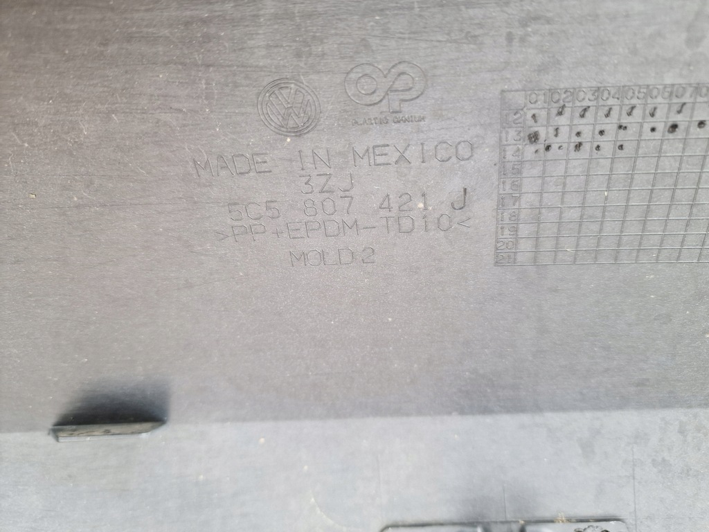 фото №14, Vw garbus new beetle 11-18 rok 5c5 бампер задняя