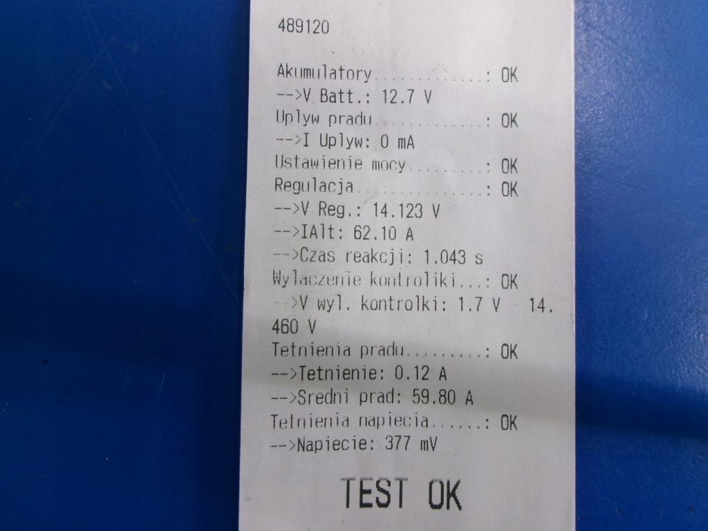 фото №7, Hyundai i10 1.2 16v генератор 37300-03100 valeo 2655633 70a test