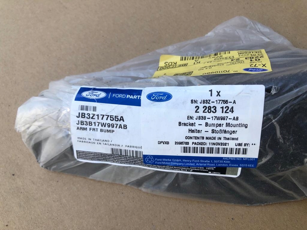 фото №5, Кронштейн кронштейн бампер ranger ford ranger iv