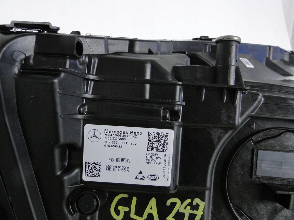 фото №14, Mercedes gla 247 лампа передняя правая led h247