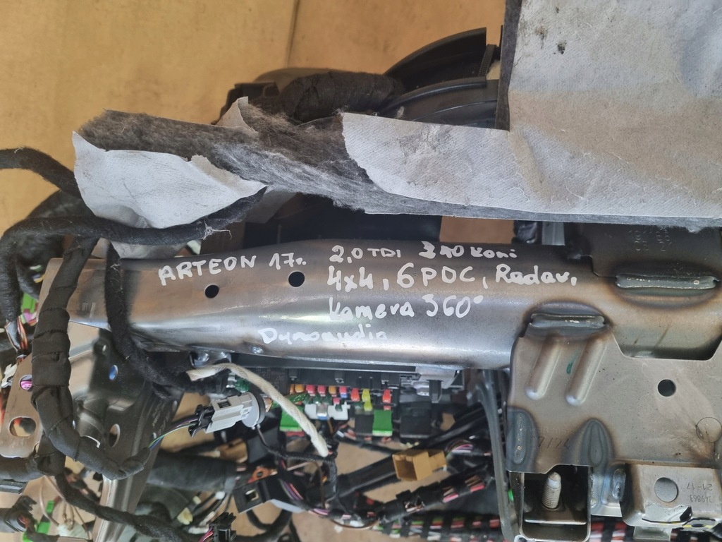 фото №6, Vw arteon 2.0 tdi электропроводка отопитель балка