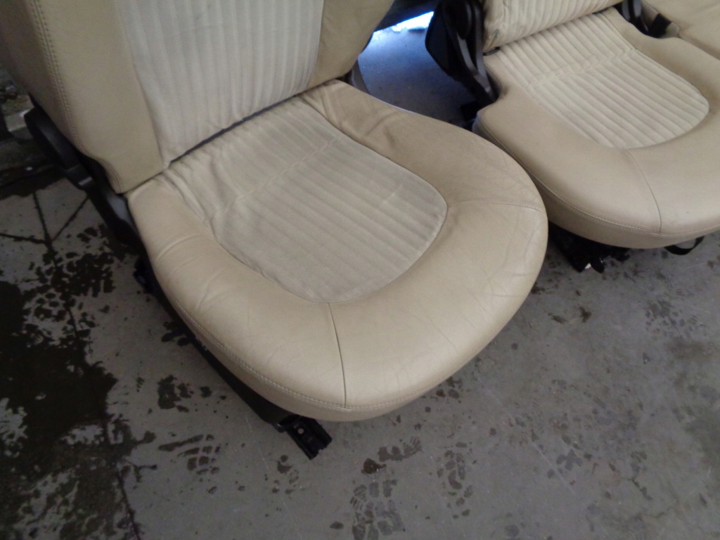 Сидіння заднє сидіння обшивки lancia musa 2004-2012r. велюр шкіра бежева європа Доставка