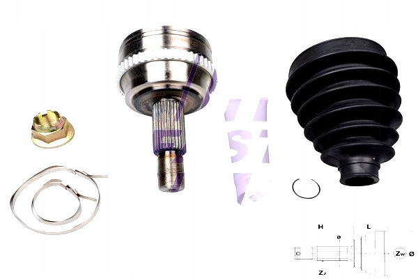 Шрус  полуось renault master 98 наружный fast Доставка