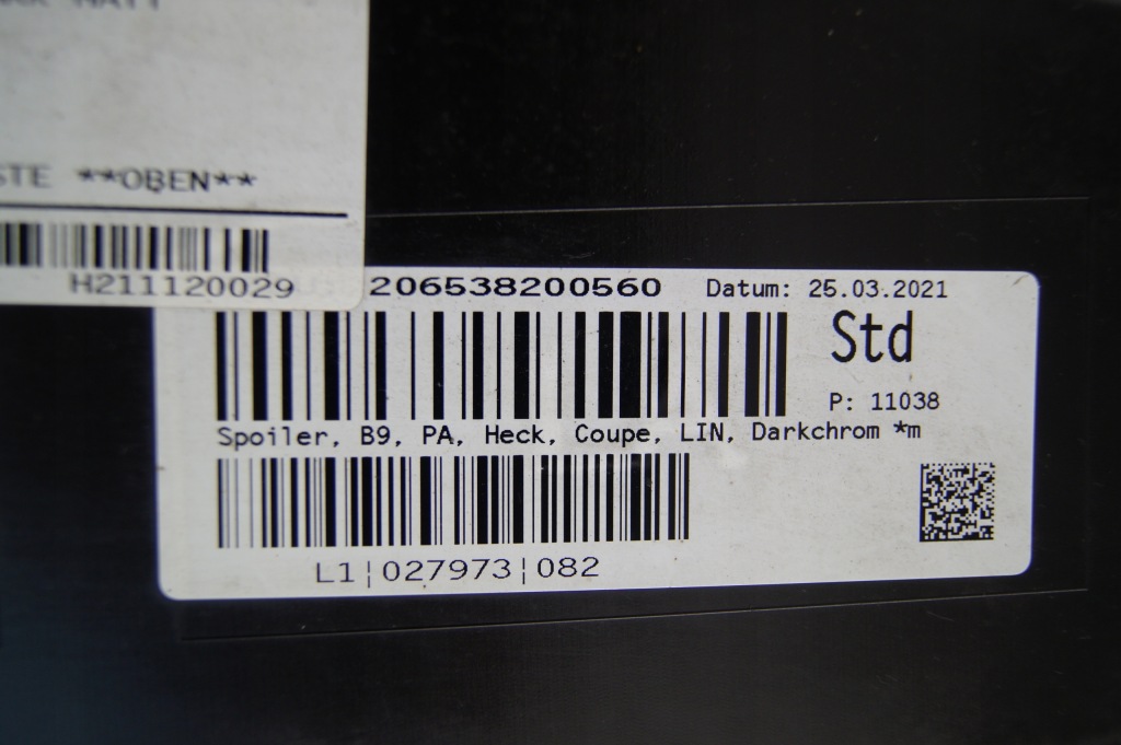 Спойлер дифузор бампера задня audi a5 8w6807521ah Оригінал