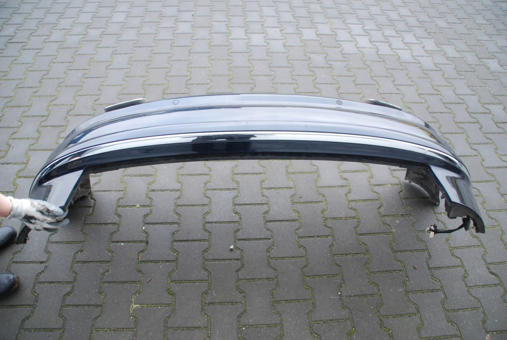 фото №7, Audi a8 d3 бампер задняя комплект pdc выхлопы w12 lz5d