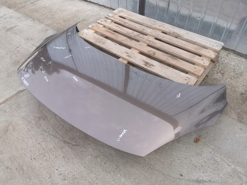 фото №10, Капот крышка двигателя renault grand scenic iii цвет tecnb 08-12