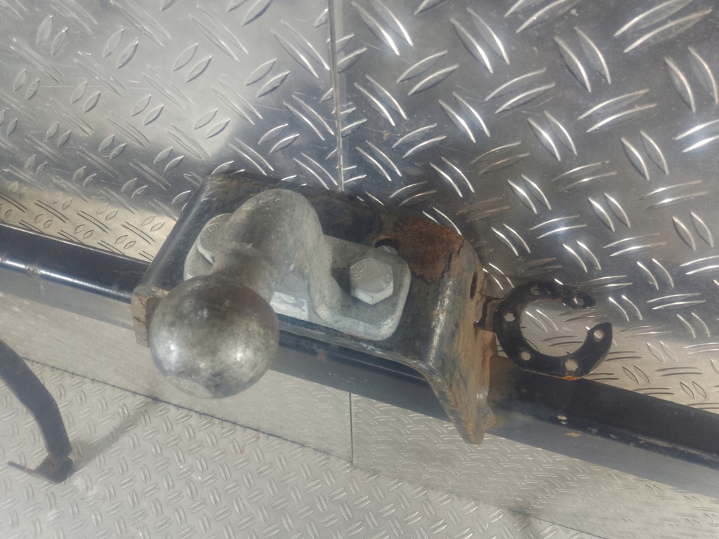 фото №12, Trafic iii 15- бампер задняя задний hak буксировочный комплект