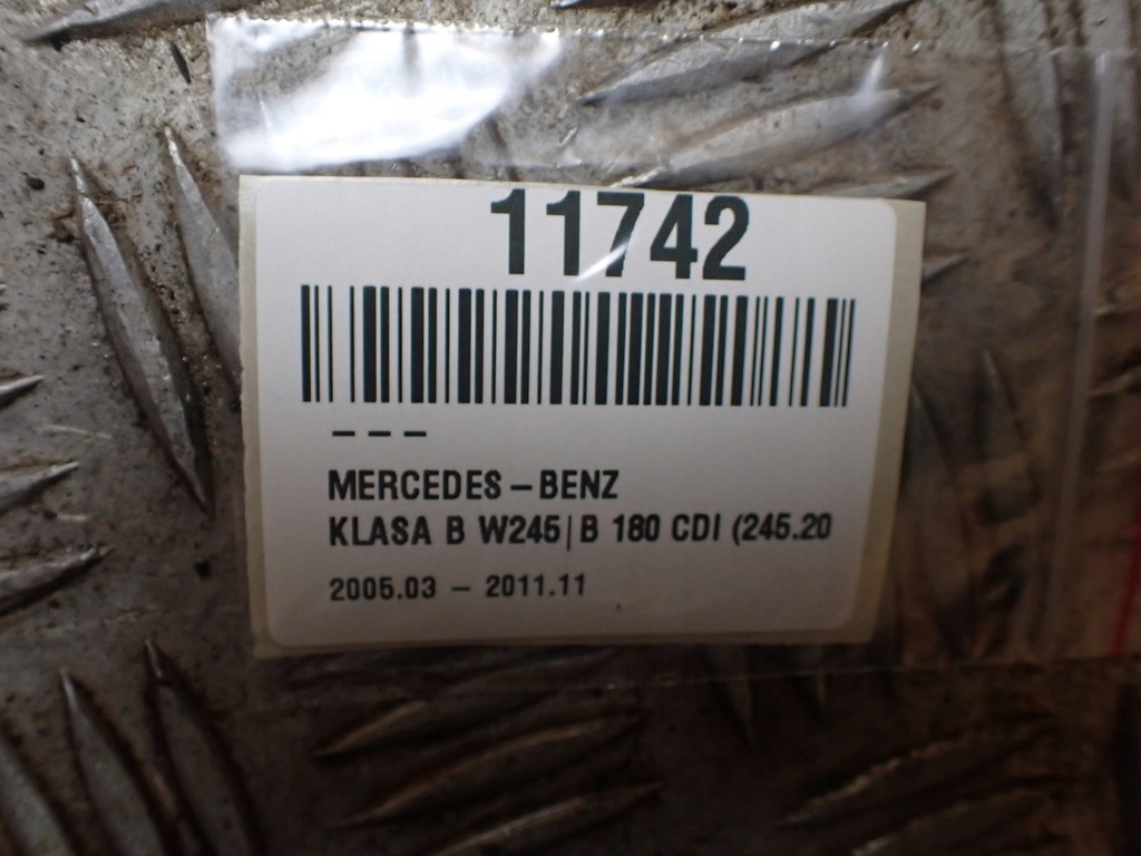 фото №5, Бак расширительный mercedes b 180 2.0 cdi w245 2007r 191 1695000149 11742