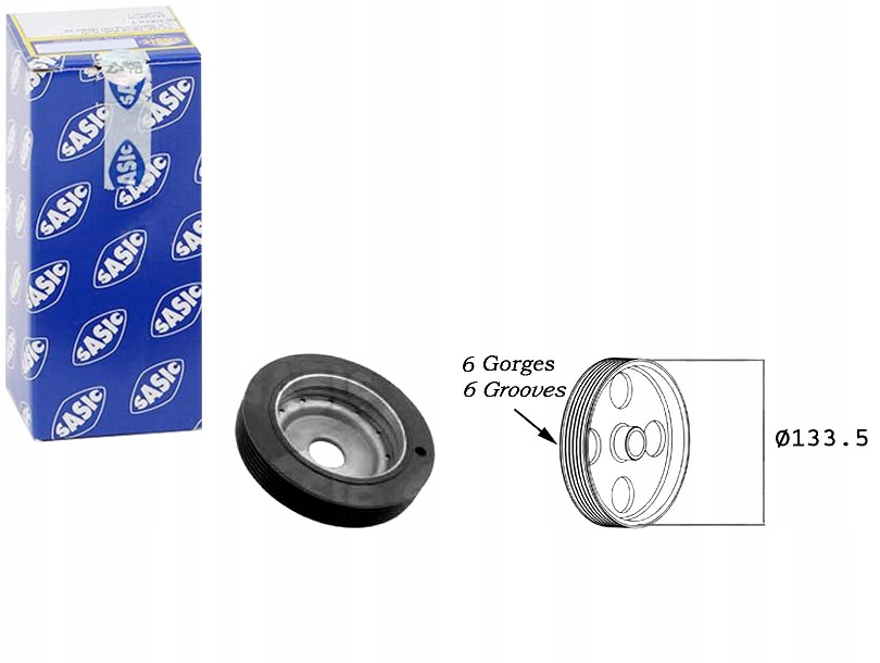 фото №12, Шкив sasic 2154001 8200392683