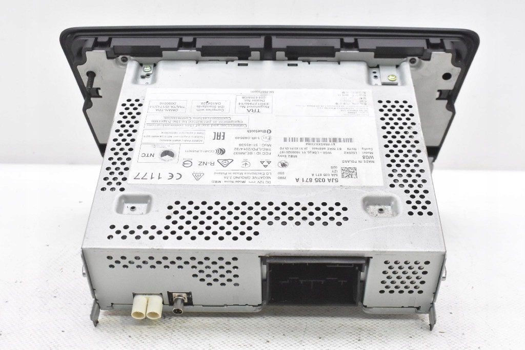 фото №4, Радіо радіопрогравач 5ja035871a телефон media skoda rapid 12-17