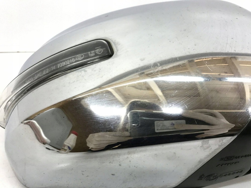 фото №8, Mitsubishi l200 зеркало правое перед передние хром 9 pin