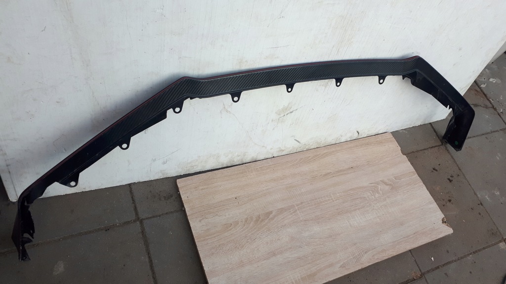 фото №10, Civic x type r 17- бампер передній накладка нижня