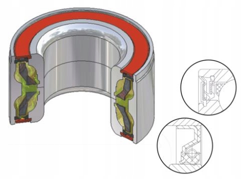фото №4, Підшипник перед з abs alfa romeo 159, brera, spide
